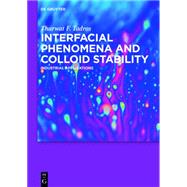 Interfacial Phenomena and Colloid Stability by Tadros, Tharwat F., 9783110371079