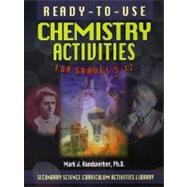 READY-TO-USE CHEMISTRY ACTIVITIES FOR GRADES 5-12 by Handwerker, Mark J., Ph.D., 9780130291080