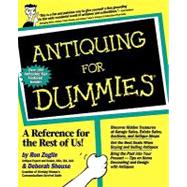 Antiquing For Dummies,Zoglin, Ron; Shouse, Deborah,9780764551086