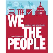 We the People: An Introduction to American Politics (Shorter Ninth Edition (without policy chapters)) by GINSBERG,BENJAMIN, 9780393921090