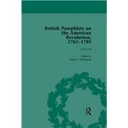 British Pamphlets on the American Revolution, 1763-1785, Part II, Volume 5 by Dickinson,Harry T, 9781138751095