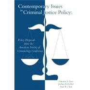 Contemporary Issues in Criminal Justice Policy by Frost, Natasha; Freilich, Joshua; Clear, Todd, 9780495911098