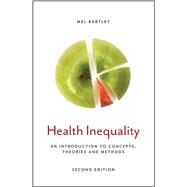 Health Inequality An Introduction to Concepts, Theories and Methods by Bartley, Mel, 9780745691107