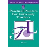 Practical Pointers for University Teachers by Cox, Bill, 9780749411107