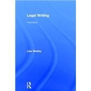 Legal Writing by Webley; Lisa, 9781138841109