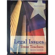 Legal Issues for Texas Teachers by LITTLETON, MARK, 9780757581113