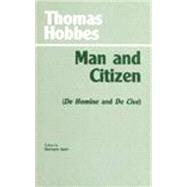 Man and Citizen by Hobbes, Thomas, 9780872201118