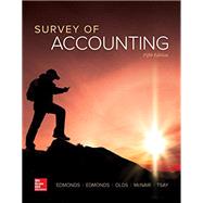 Survey of Accounting by Edmonds, Thomas; Edmonds, Christopher; Olds, Philip; McNair, Frances; Tsay, Bor-Yi, 9781259631122