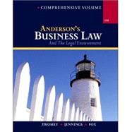 Andersons Business Law and The Legal Environment, Comprehensive Volume by Twomey, David P.; Jennings, Marianne M., 9780324271126