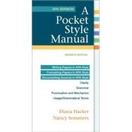 A Pocket Style Manual, APA Version by Hacker, Diana; Sommers, Nancy, 9781319011130