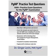 Pgmp Practice Test Questions by Levin, Ginger, 9780367001131