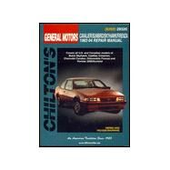 Chilton's General Motors Cavalier/Sunbird/Skyhawk/ Firenza: 1982-94 Repair Manual by Chilton Book Company, 9780801991134