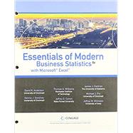 Bundle: Essentials of Modern Business Statistics with Microsoft Excel, Loose-leaf Version, 8th + MindTap, 1 term Printed Access Card by Anderson, David; Sweeney, Dennis; Williams, Thomas; Camm, Jeffrey; Cochran, James, 9780357531136