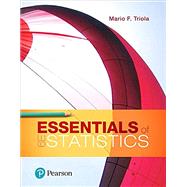 MyLab Statistics with Pearson eText -- 18 Week Standalone Access Card -- for Essential Statistics by Triola, Mario F., 9780135901137