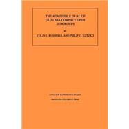 The Admissible Dual of Gl by Bushnell, Colin J.; Kutzko, Philip C., 9780691021140