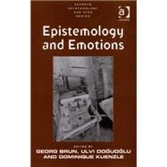 Epistemology and Emotions by Brun,Georg, 9780754661146