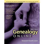 Genealogy Online by Crowe, Elizabeth Powell, 9780072131147