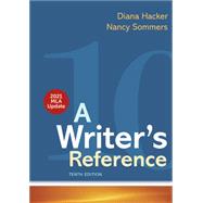 A Writer's Reference (Paperbound) with 2021 MLA Update by Hacker, Diana; Sommers, Nancy, 9781319501150