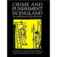 Crime And Punishment In England: An Introductory History by Briggs; JOHN, 9781138141162