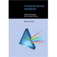 Functional Syntax Handbook by Fawcett, Robin, 9781845531164