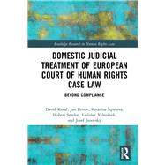 Domestic Judicial Treatment of European Court of Human Rights Case Law by Kosar, David; Smekal, Hubert; ipulov, Katarna; Vyhnnek, Ladislav; Janovsk, Jozef, 9780367361167