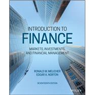 Introduction to Finance:...,Ronald W. Melicher; Edgar A....,9781119561170