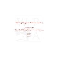 Wpa by Writing Program Administrators Council, 9781602351172