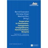 Kooperation Im Destinationsmanagement by Eisenstein, Bernd; Eilzer, Christian; Drr, Manfred, 9783631661178
