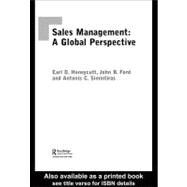 Sales Management: A Global Perspective by Honeycutt, Earl D.; Ford, John B.; Simintiras, Antonis C., 9780203451182
