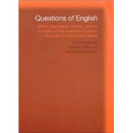 Questions of English: Aesthetics, Democracy and the Formation of Subject by Gerlach,Jeanne, 9780415191197