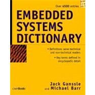 Embedded Systems Dictionary by Ganssle; Jack, 9781578201204