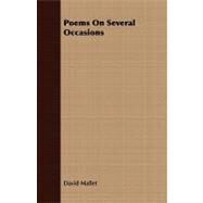 Poems on Several Occasions by Mallet, David, 9781408691205
