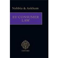 Eu Consumer Law by Nebbia, Paolisa; Askham, Tony, 9781904501213