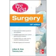 Surgery PreTest Self-Assessment and Review, Thirteenth Edition by Kao, Lillian; Lee, Tammy, 9780071761215