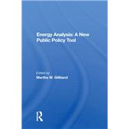 Energy Analysis by Gilliland, Martha, 9780367021221