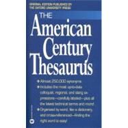 The American Century Thesaurus by Urdang, Laurence, 9780446601221