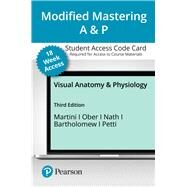 Modified Mastering A&P with Pearson eText -- Access Card -- for Visual Anatomy & Physiology (18-Weeks) by Frederic Martini, William Ober, 9780136781233