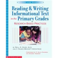 Reading & Writing Informational Text In The Primary Grades by Duke, Nell; Bennett-Armistead, Susan V., 9780439531238