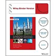 Elementary Principles of Chemical Processes 4e Binder Ready Version + WileyPLUS Registration Card (Wiley Plus Products) by Felder, Richard M.; Rousseau, Ronald W.; Bullard, Lisa G., 9781119231240