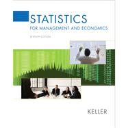 Statistics for Management and Economics (with CD-ROM and InfoTrac) by Keller, Gerald, 9780534491246