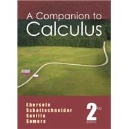 A Companion To Calculus by Ebersole, Dennis C.; Schattschneider, Doris; Sevilla, Alicia; Somers, Kay, 9780495011248
