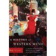A History in Western Music by Burkholder,J. Peter, 9780393931259