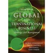 Global and Transnational Business Strategy and Management by Stonehouse, George; Campbell, David; Hamill, Jim; Purdie, Tony, 9780470851265