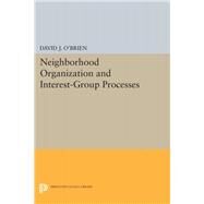 Neighborhood Organization and Interest-group Processes by O'Brien, David J., 9780691641270
