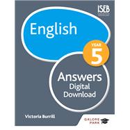 English Year 5 Answers by Victoria Burrill, 9781471891274