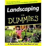 Landscaping For Dummies by Unknown, 9780764551284