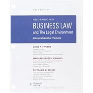 Bundle: Andersons Business Law and the Legal Environment, Comprehensive Volume, Loose-Leaf Version, 23rd + LMS Integrated for MindTap Business Law, 1 term (6 months) Printed Access Card by Twomey, David P.; Jennings, Marianne M.; Greene, Stephanie M, 9781337061292