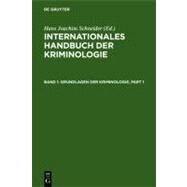 Internationales Handbuch Der Kriminologie by Schneider, Hans Joachim, 9783899491302