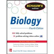 Schaum's Outline of Biology 865 Solved Problems + 25 Videos by Fried, George; Hademenos, George, 9780071811309