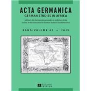 Acta Germanica by Von Maltzan, Carlotta, 9783631671313